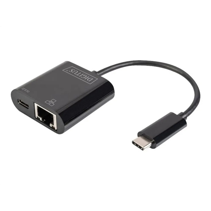 DIGITUS DN-3027 - network adapter - USB-C - Gigabit Ethernet + USB-C (DN-3027)