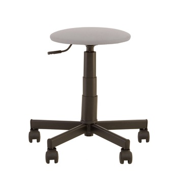 Scaun laborator STOOL GTS, Gri piele ecologica Scaun laborator STOOL GTS, Gri piele ecologica
