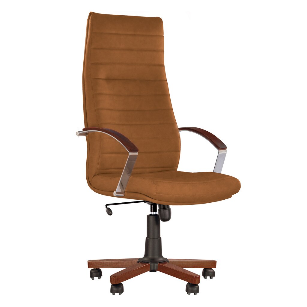 Scaun directorial IRIS WOOD, Brun deschis piele ecologica