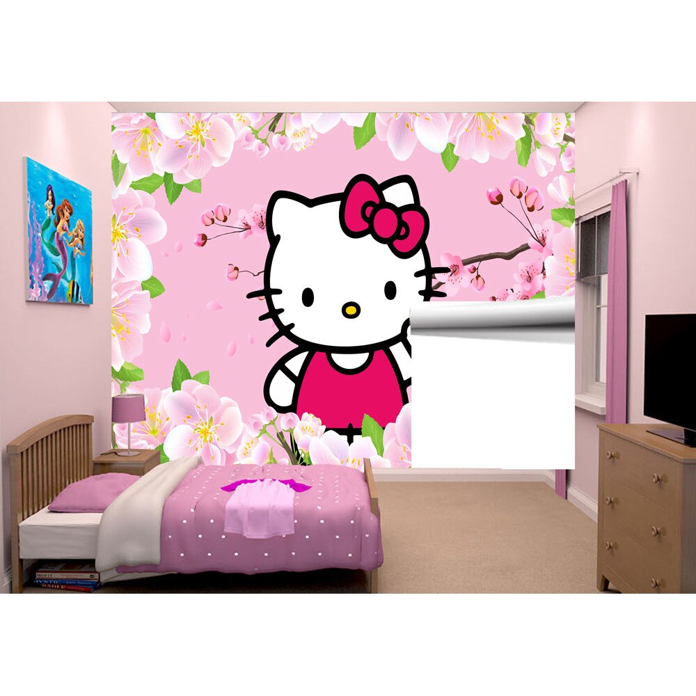 Fototapet Copii, hello kitty hello, hartie, multicolor, 120x200 cm