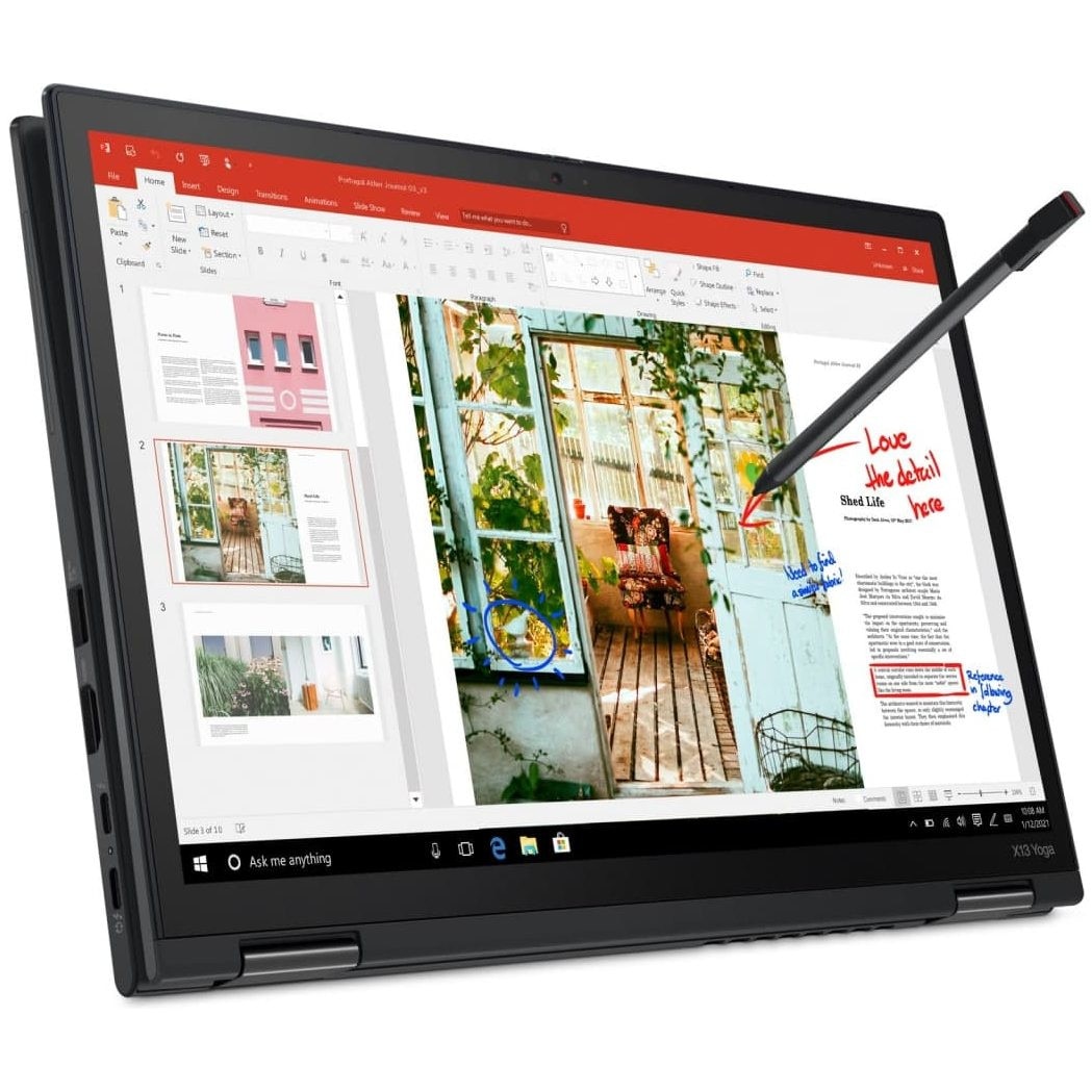 Laptop 2 in 1 Lenovo ThinkPad X13 Yoga Gen 2, 13.3" 1920x1200 IPS