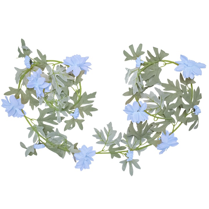 Изкуствен гирлянд, Naimeed D5006, Син, 1.7м