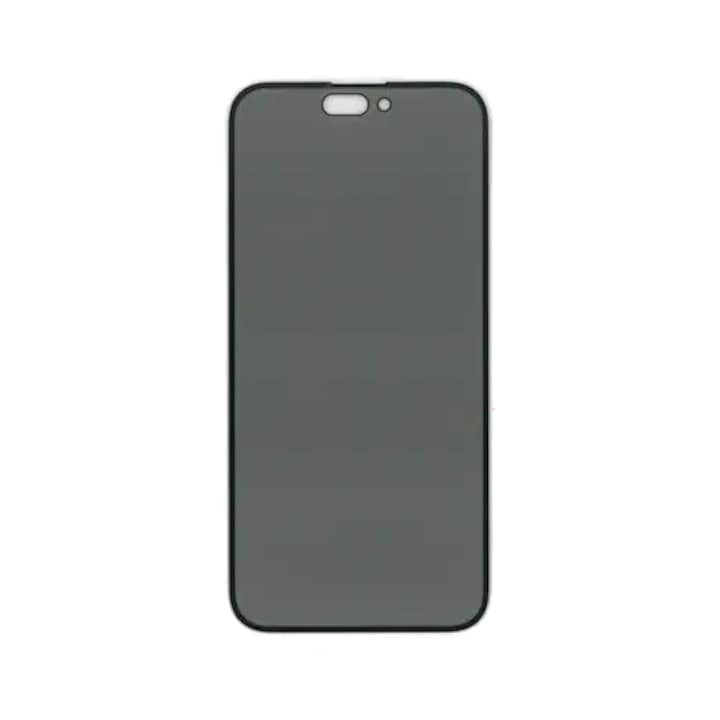 Протектор за екран, За Apple iPhone 14/14 Pro Max, 0.33 мм, Пълно покриване, Предпазно стъкло, Черен