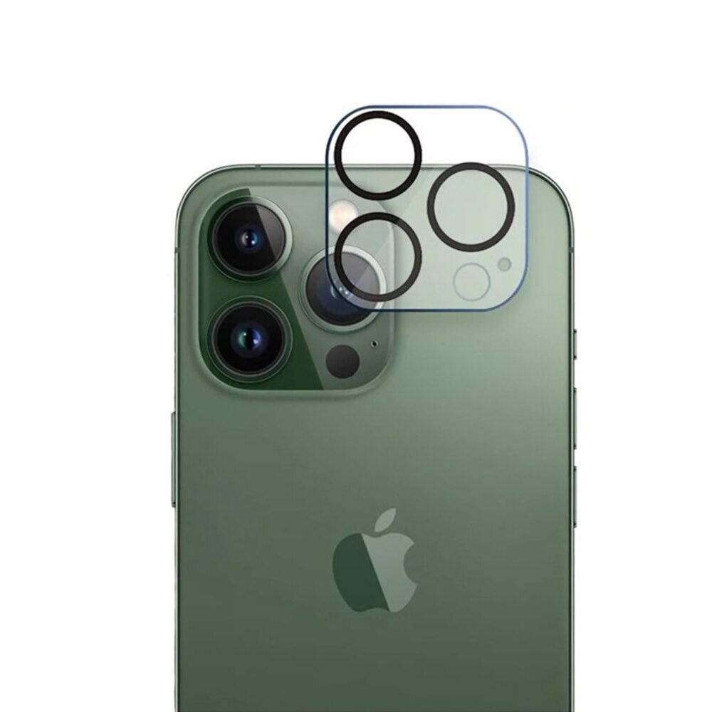 Folie pentru iPhone 13 Pro/13 Pro Max, Sticla securizata, Black/Transparent