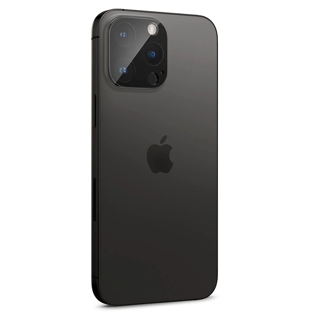 Folie Camera pentru iPhone 14 Pro / 14 Pro Max, Techsuit Full Camera Glass, Black