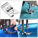 Piciorus universal JENUOS® pentru masina de cusut de uz casnic, Accesorii pentru masina de cusut casnica, 4x1.5cm, Argintiu