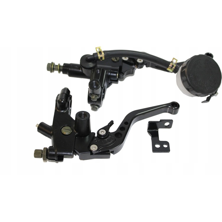 AMPARTS Kuplungkar + fékkar készlet fekete