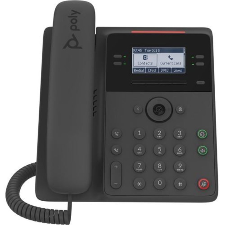 Telefon IP, Poly, Negru