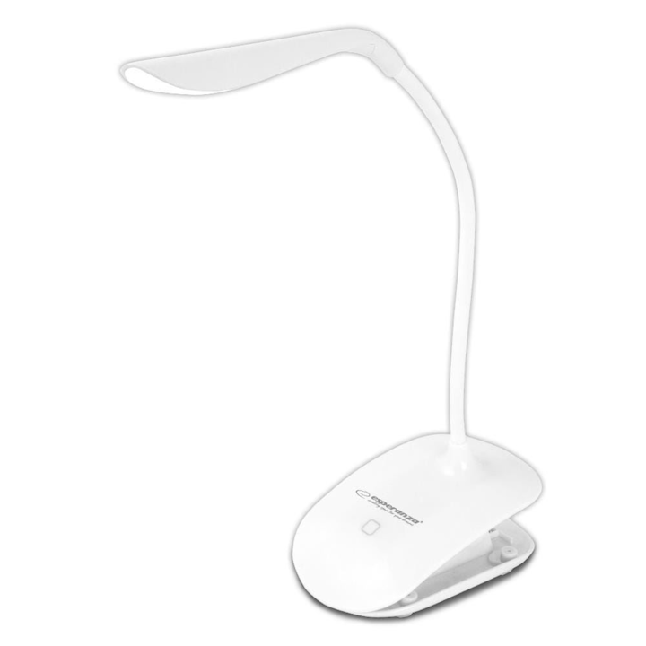 Esperanza ELD104W DENEB USB 5500K fehér asztali LED lámpa