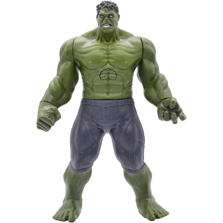 Figura, Hulk, Műanyag, Hang és fény, 30 cm