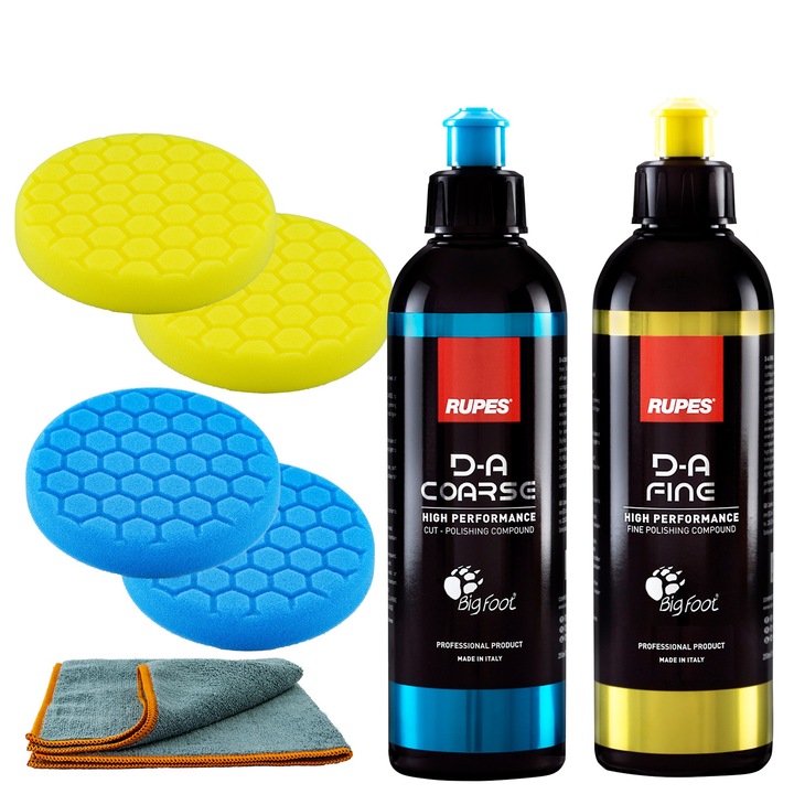 Set de polisat Rupes DA Abraziv, DA Fine, 5 piese, 1l, SW-11765-2