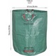 Комплект от 3 торби, за многократна употреба, 272 л, 67x76 см, зелени