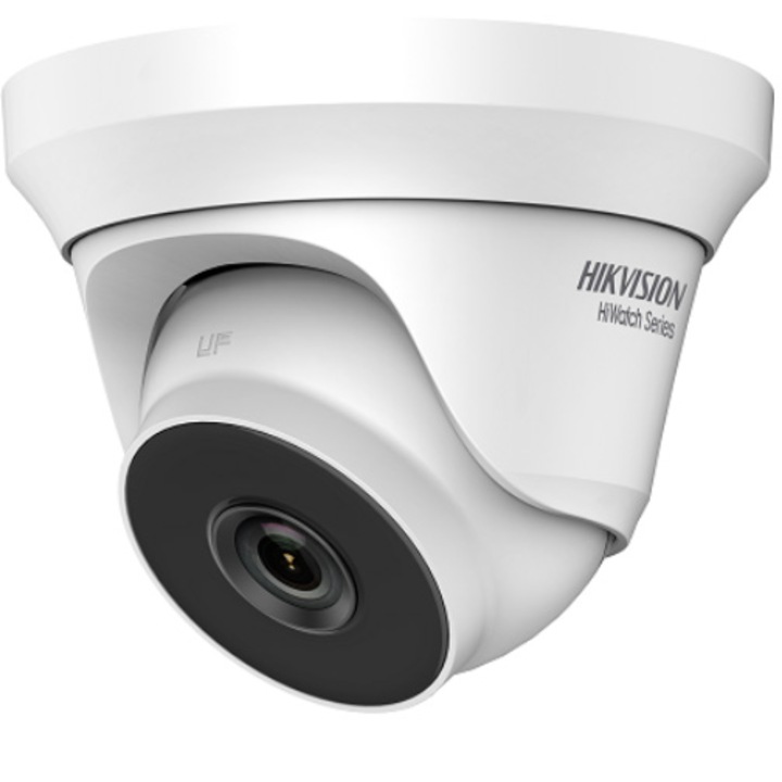 Камера за наблюдение Hikvision HiWatch Series HWT-T250-M-28 TURBO HD, EXIR Turret, 5MP, 2.8 мм, IR40M
