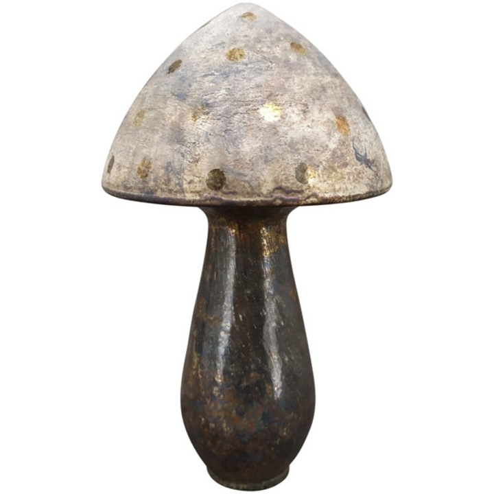 Ciuperca decorativa, Exner, Sticla, 17x17x29 cm