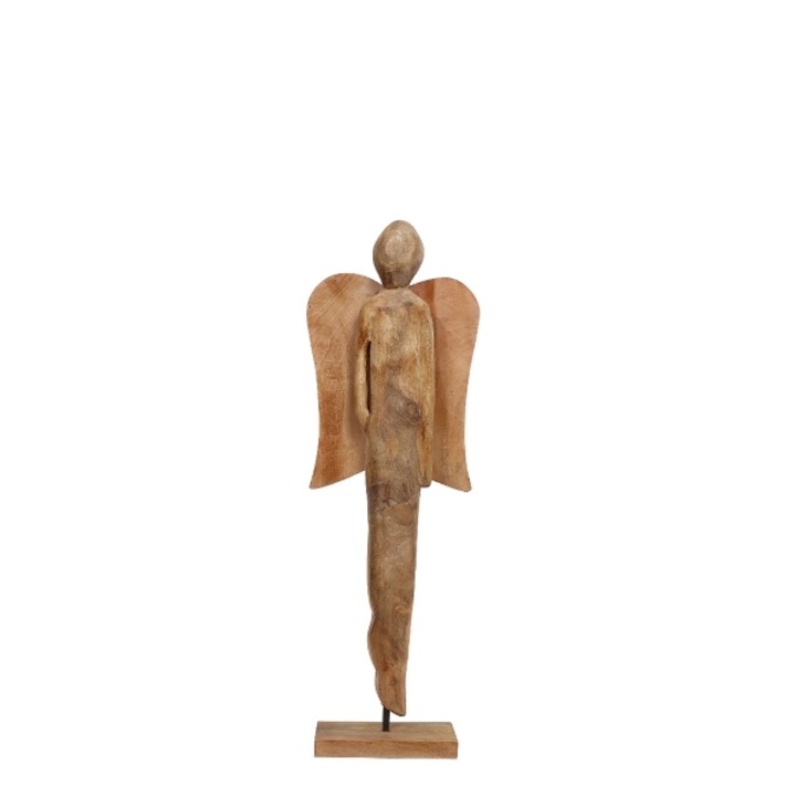 Kézműves dekoráció, Fa, 18x10x60 cm, Barna