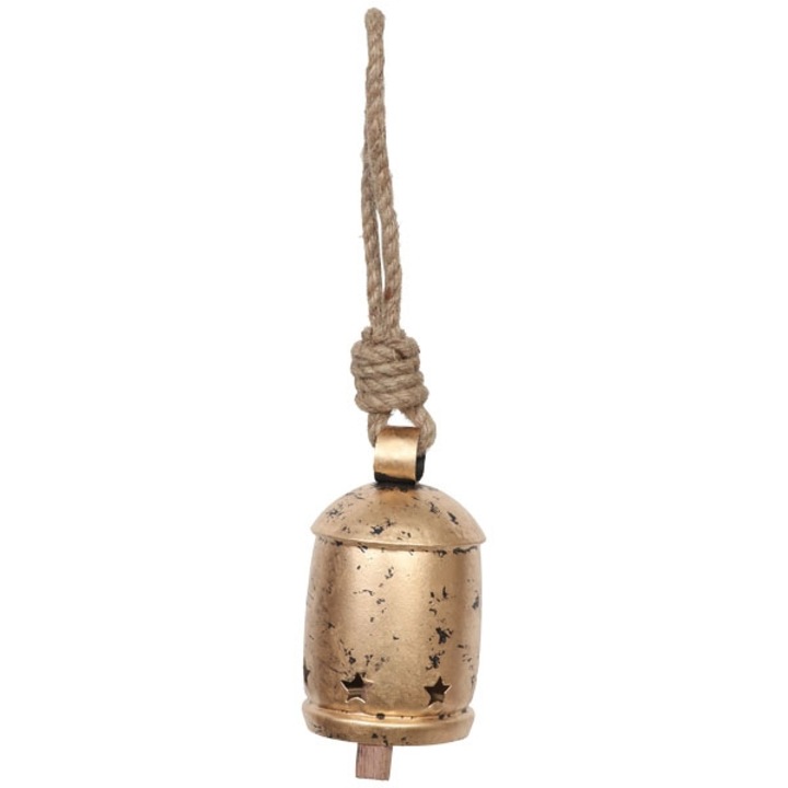 Clopotel, Exner, Metal, 9x9x13 cm, Auriu