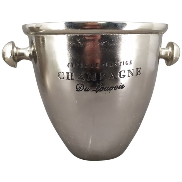 Pezsgőhűtő, Exner, Alumínium, 32x34x23 cm, Ezüst