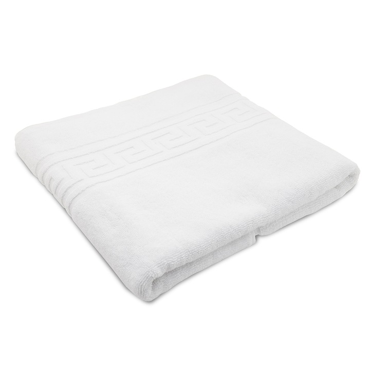 Кърпа за тяло Greek Hotel Supplier, 70x140 см, Памук 100% 500 GSM, Бял