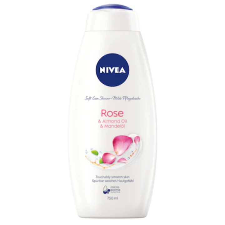Nivea Care and Roses tusfürdő, 250ml
