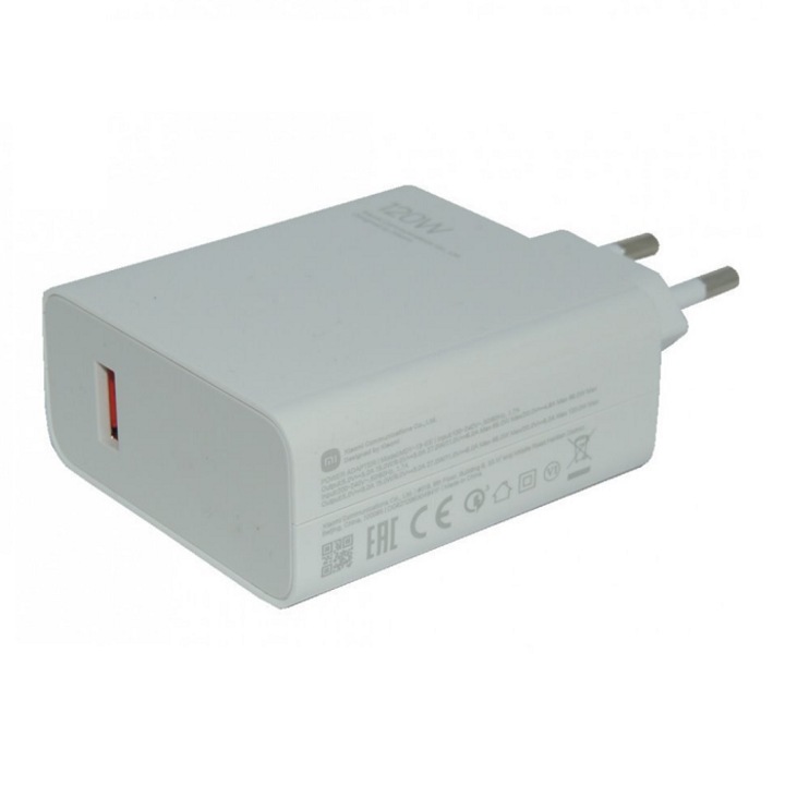 Xiaomi Hálózati Töltő Szett MDY-13-EE 120W 1xUSB Fehér + USB-C kábellel