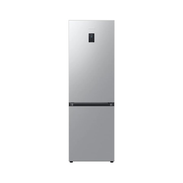 Samsung RB34C670DSA/EF kombinált hűtőszekrény, D energiaosztály, 344L, M: 185 cm, Wifi AI Energy, Power Cool, No Frost, Ezüst