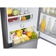 Samsung RB34C7B5DS9/EF kombinált bespoke hűtőszekrény, D energiaosztály, 344 L, M: 185 cm, NoFrost, WiFi, Inox