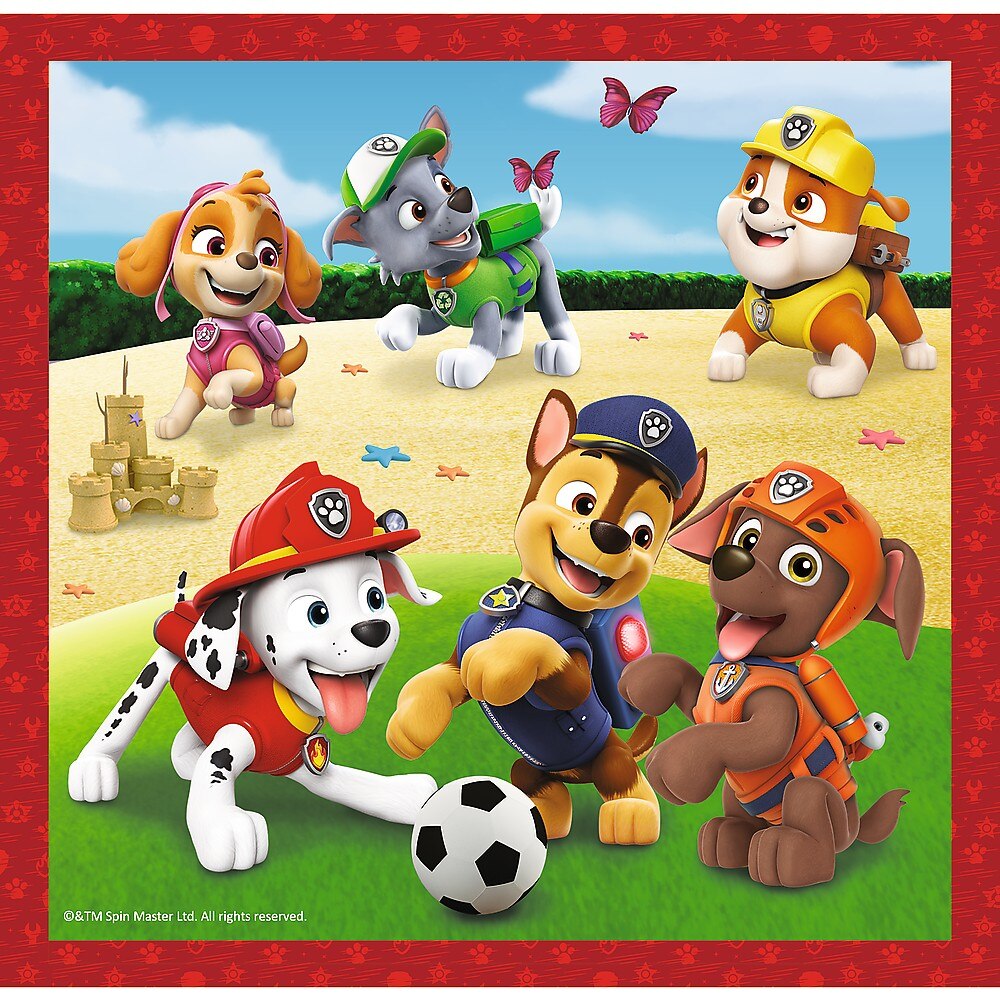 Puzzle Trefl 3 in 1 Paw Patrol - Catelusi fericiti, 20/36/50 piese ...