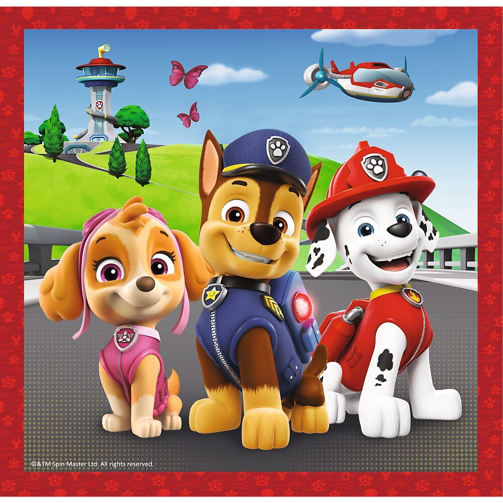 Puzzle Trefl 3 in 1 Paw Patrol - Catelusi fericiti, 20/36/50 piese ...