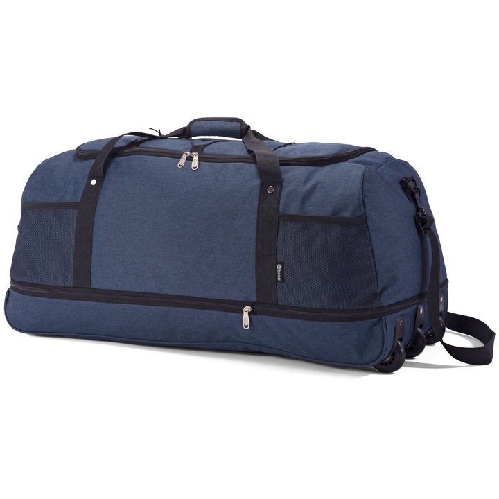 Gurulós Utazótáska, Bővíthető, Benzi, BZ 5730, 80 cm, Sötétkék