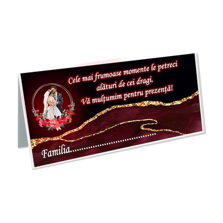 Plic Bani Nunta, Carton, Visiniu, EVEPN14