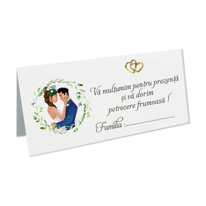 Plic Bani Nunta, Carton, Alb, EVEPN27