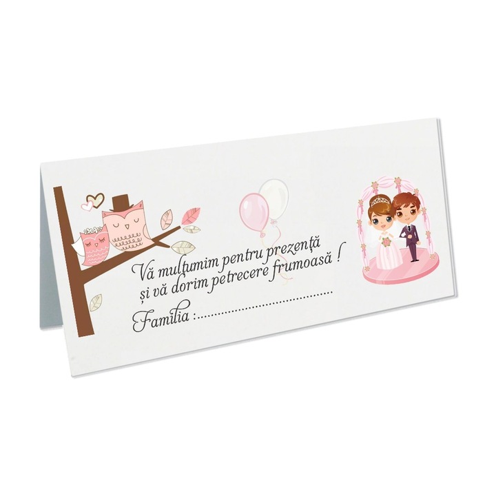 Plic Bani Nunta, Carton, Alb, EVEPN33