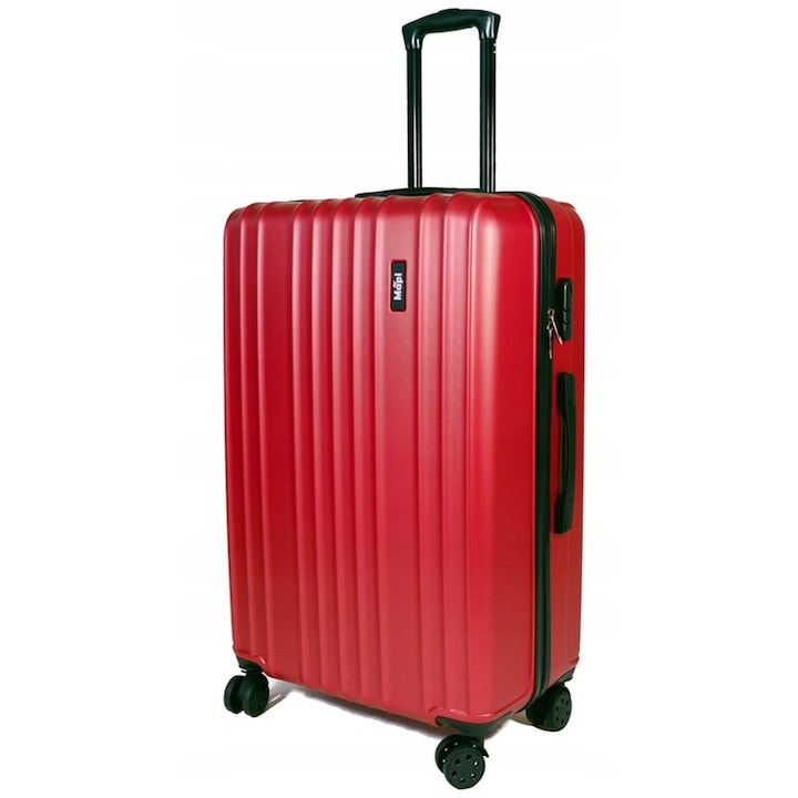 Куфар за пътуване, Mapi, ABS, 100л, XXL, Червен