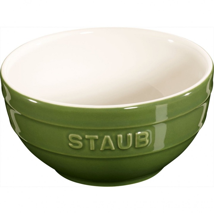 Bol rotund, STAUB, 12CM, Verde, Ceramica