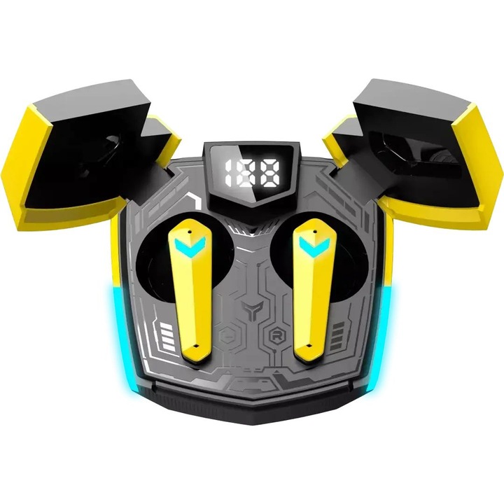 Безжични геймърски слушалки Canyon "Double Bee" GTWS-2, Жълт