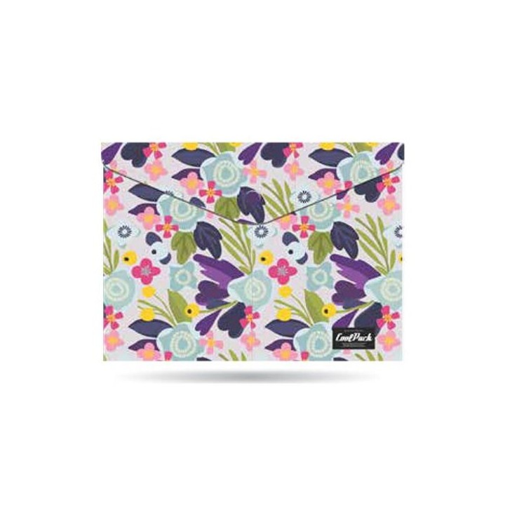 Coolpack Flower me patentos mappa, A4 formátum, 33 x 24 x 1, többszínű