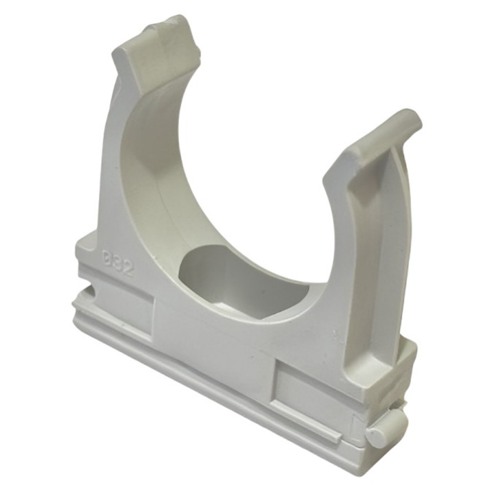 Set 50 Cleme Fixare Pentru Teava, Copex, Tub pvc, Ø32mm, Interconectabile, ECCF32, Elettrocanali