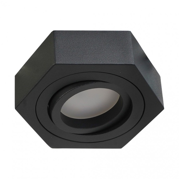 Luna Lightex Nano spotlámpa, süllyesztett, 220V, GU10, max 7W, 100x30mm, 60mm, fekete