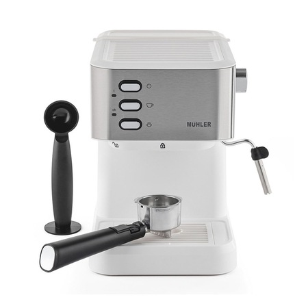 Еспресо машина MUHLER MCM-1588, 1.5 литра, 1050W, Бял