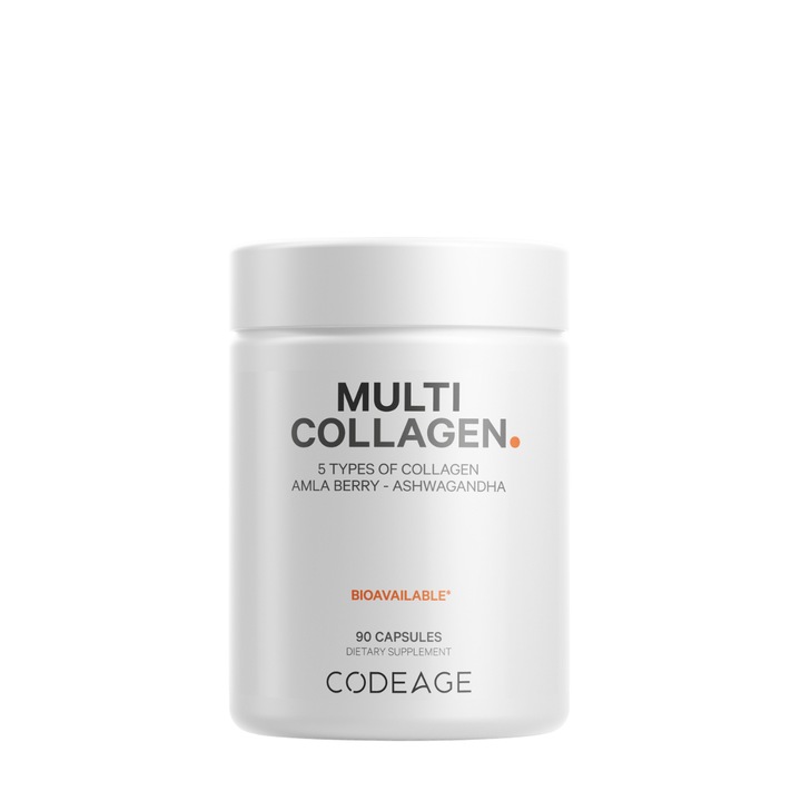 CodeAge Hidrolyzed Multi Collagen, Colagen Hidrolizat, 90 capsule