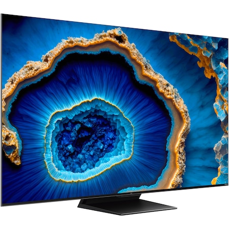 Телевизор TCL MiniLed 75C805, 75" (189 см), Smart Google TV, 4K Ultra HD, 100 Hz, Клас G (Модел 2023)