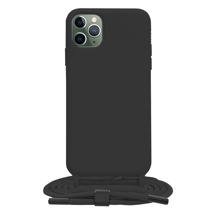 Кейс за iPhone 11 Pro Max, метален, черен