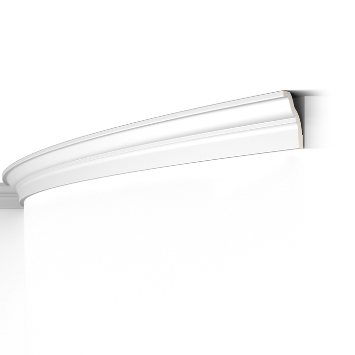 Cornisa decorativa flexibila din poliuretan Arstyl Z18, 59mmx46mm, lungime 2m