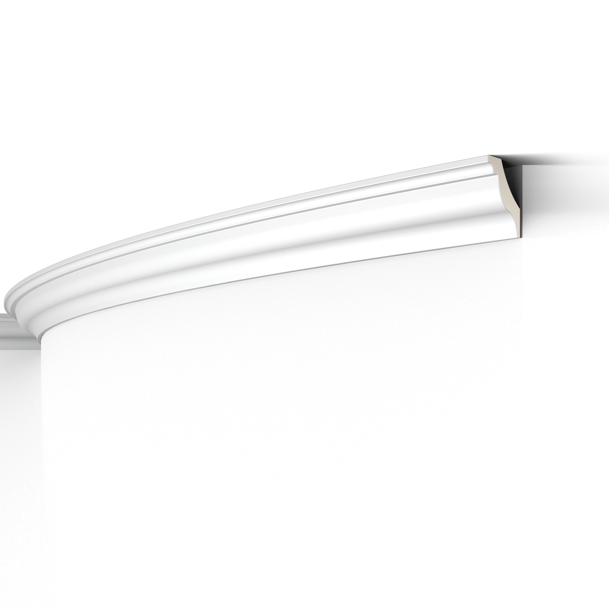 Cornisa decorativa flexibila din poliuretan Arstyl Z15Flex, 39mmx39mm