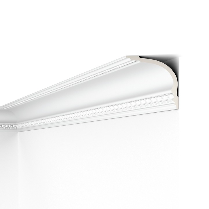 Cornisa decorativa din poliuretan Arstyl Z6, 120mmx125mm, lungime 2m