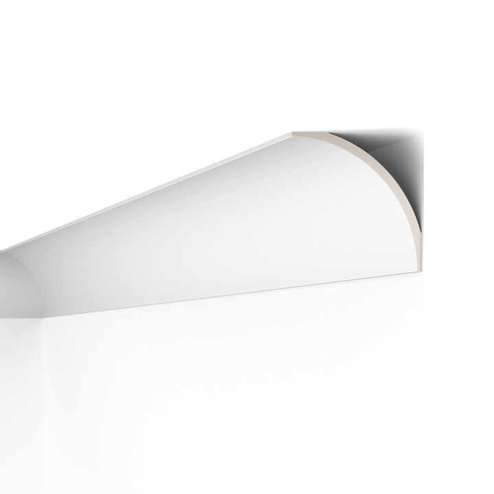 Cornisa decorativa din poliuretan Arstyl AD24, 150mmx150mm, lungime 2m