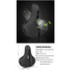 Sa bicicleta confortabila cu 2 stopuri reflectorizante rosu si galben pentru MTB, Silica gel, respirabila, impermeabila, rezistenta la socuri si uzura, 25 x 20 x 9 cm, plastic/PVC+otel, West Biking