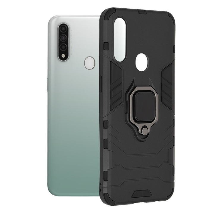 Кейс за Oppo A31, Techsuit Silicone Shield, черен