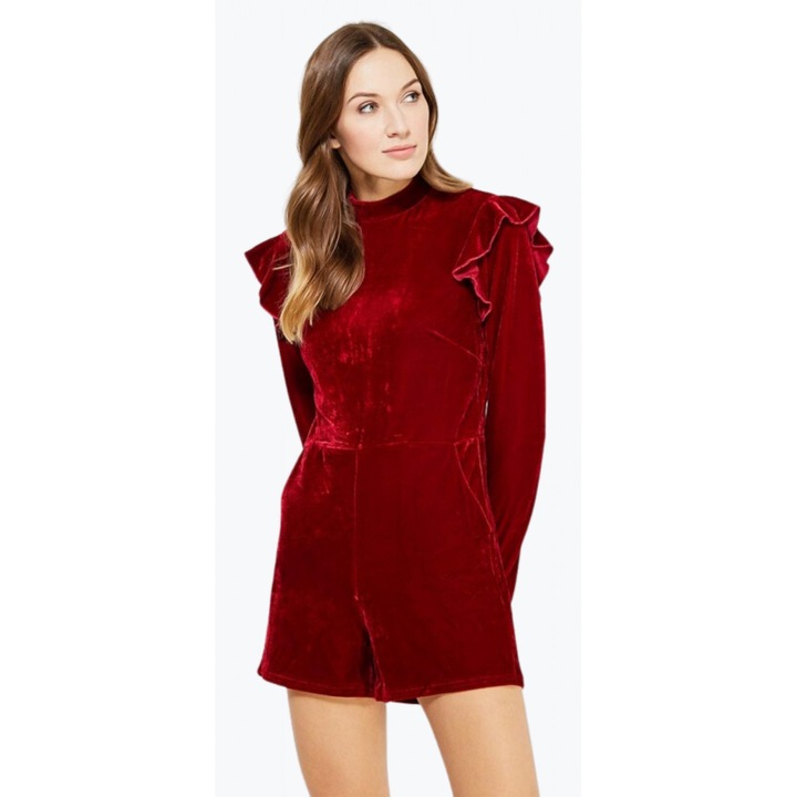 Salopeta de seara cu spatele gol, Rosu inchis, L