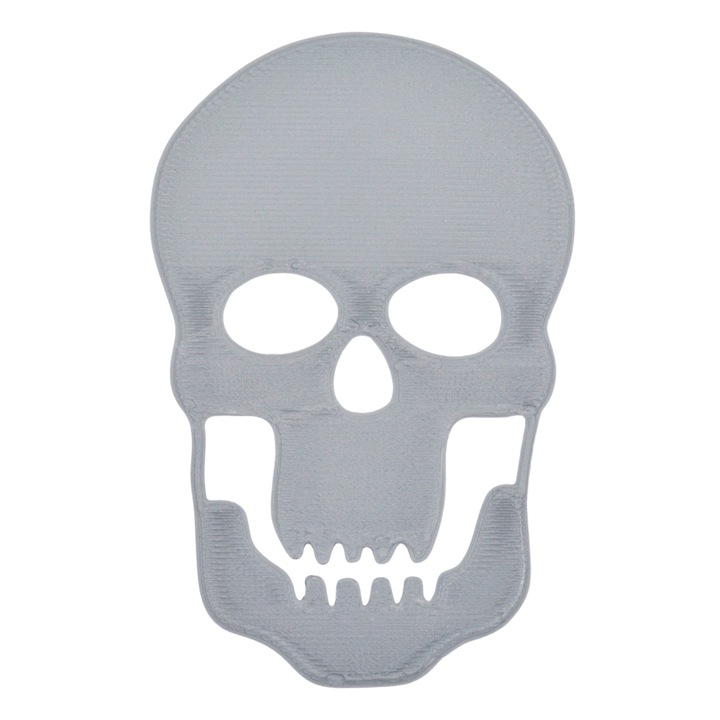 Semn de carte Scarry - Craniu gri 65x45mm